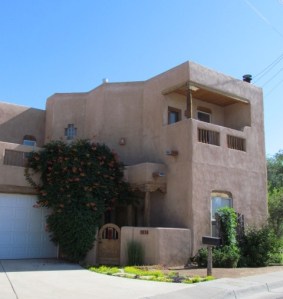 typical adobe style house