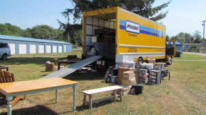 first attempt at packing the truck...failed