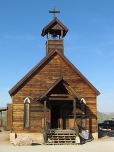 The most serene building in town...the church.