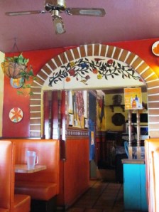 Entrance into the party rooms.