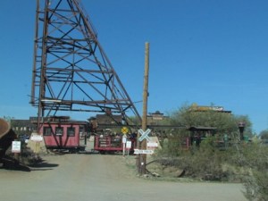 Entrance to what used to be a busy gold mine. 