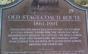 Old Stagecoach route
